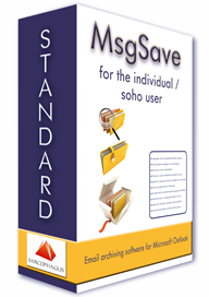 MsgSave Standard for email archiving